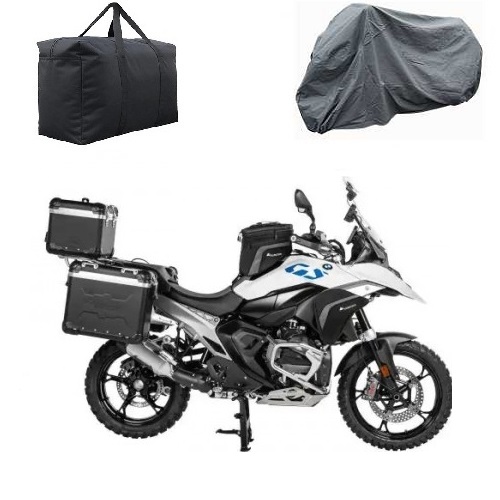 BMW GS MOTORCYCLE COVER WITH PANNIERS AND TOP BOX